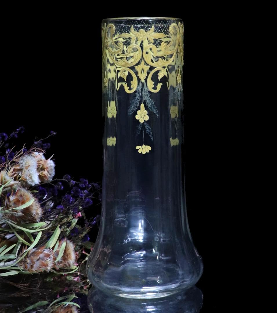 Amazon.co.jp: オールドバカラ 1900年頃 草花文 金彩盛り上げ Amazon.co.jp: オールドバカラ 1900年頃 草花文 金彩盛り上げ